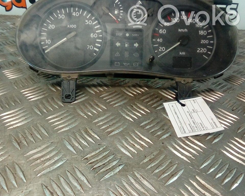 Geschwindigkeitsmesser Cockpit   8200261119