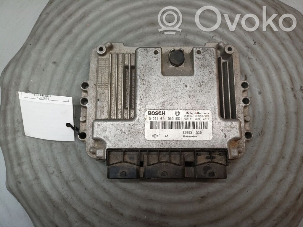 Variklio valdymo blokas   8200311539,0281011969,8200440204,BOSCH