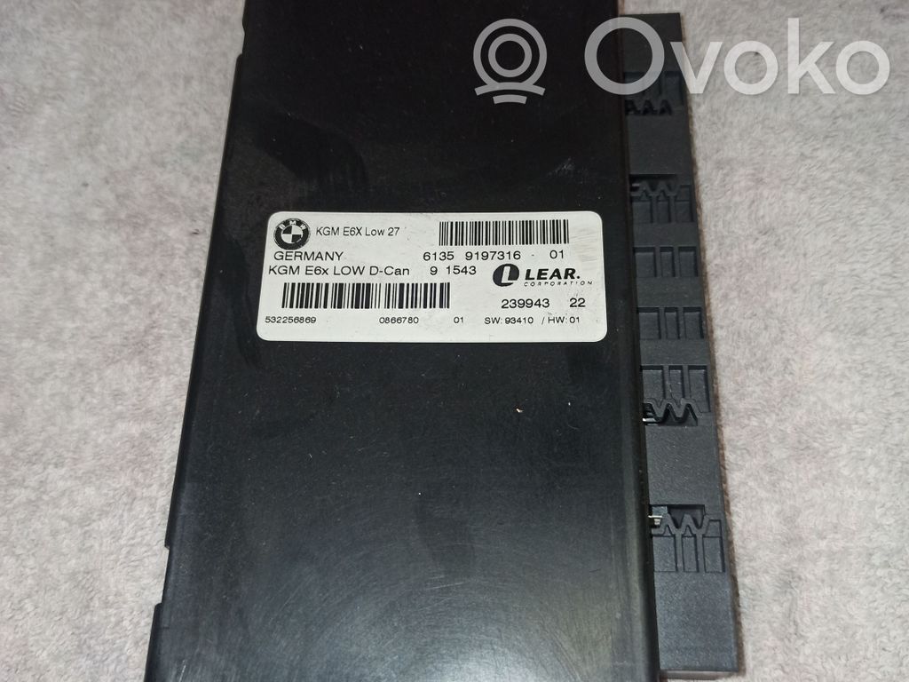 BMW 5 E60 E61 Kėbulo modulis 