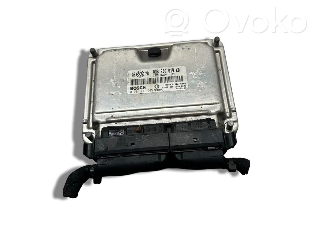 Engine control unit/module   038906019KD,1039S01966,0281011205