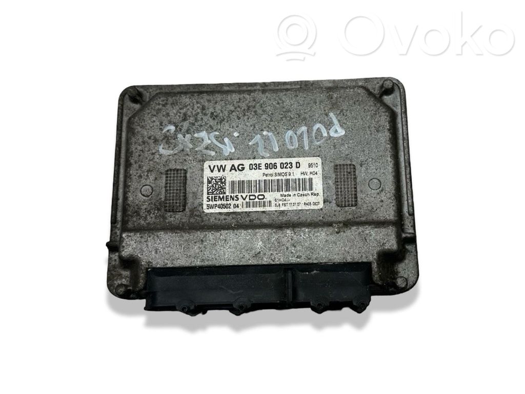 Engine control unit/module   03E906023D,5WP405024