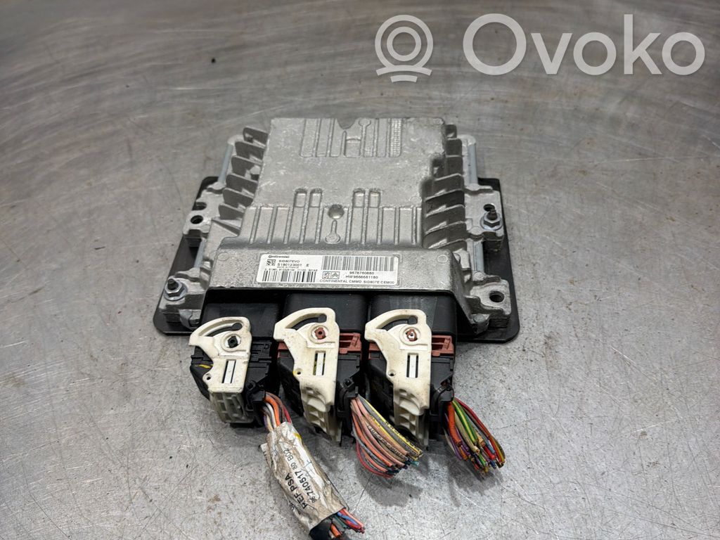 Engine control unit/module   S180123001E,9676760880,9666681180
