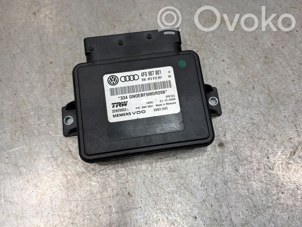 Audi A6 S6 C6 4F Module de commande de frein à main 
