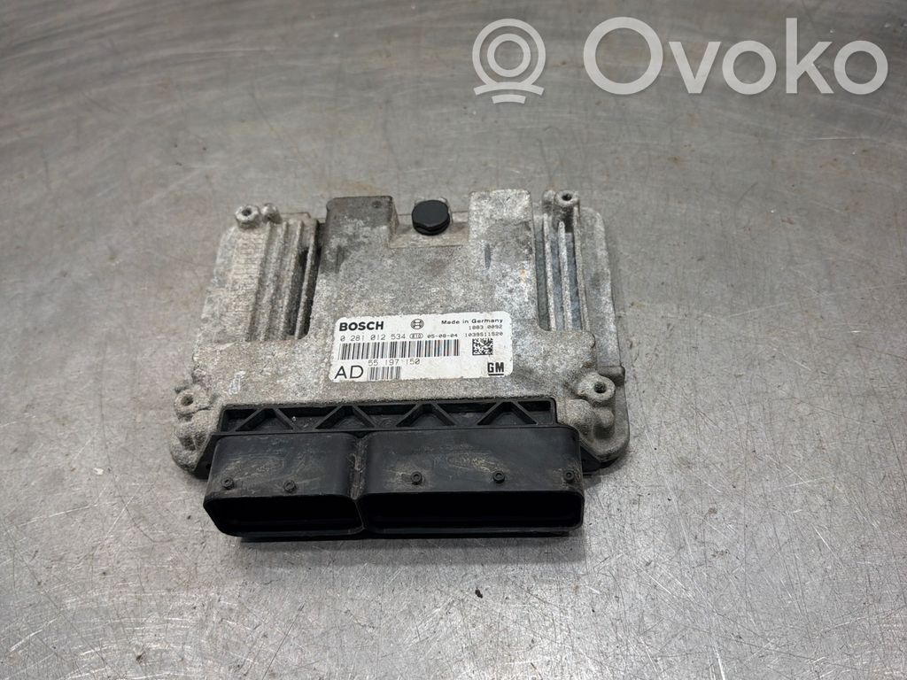 Opel Vectra C Unitate/modul de control motor 