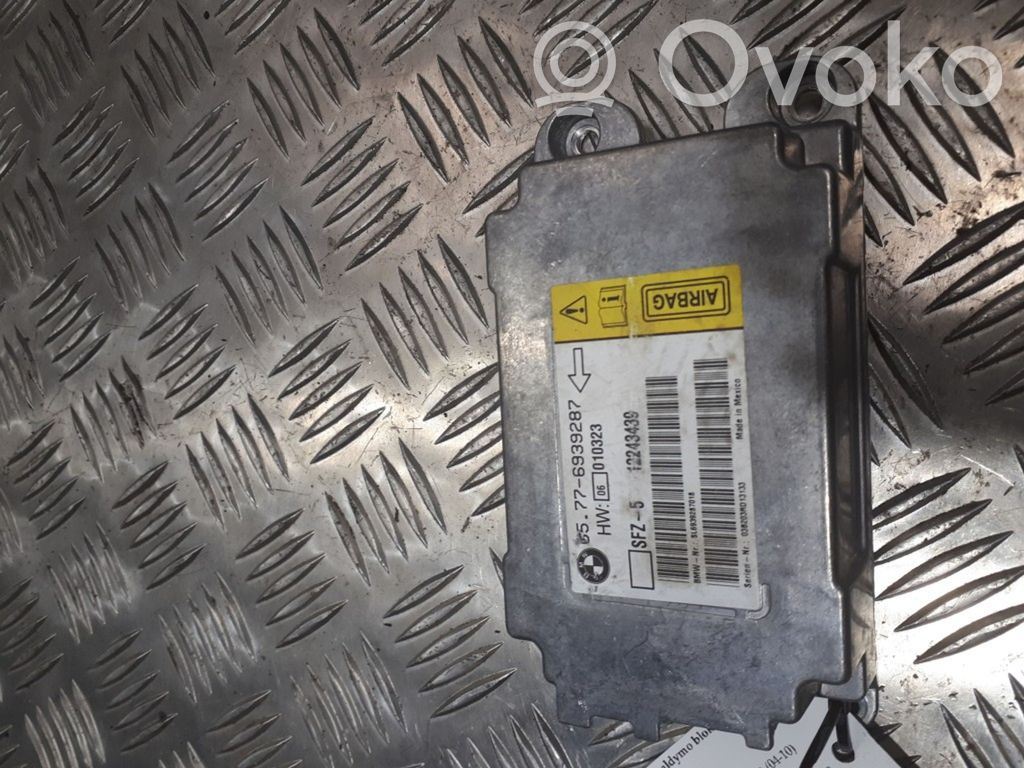 BMW 5 E60 E61 Oro pagalvių valdymo blokas 