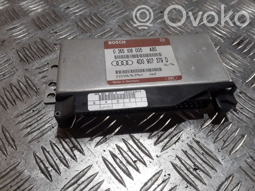 ABS control unit/module   4D0907379D,0265108005