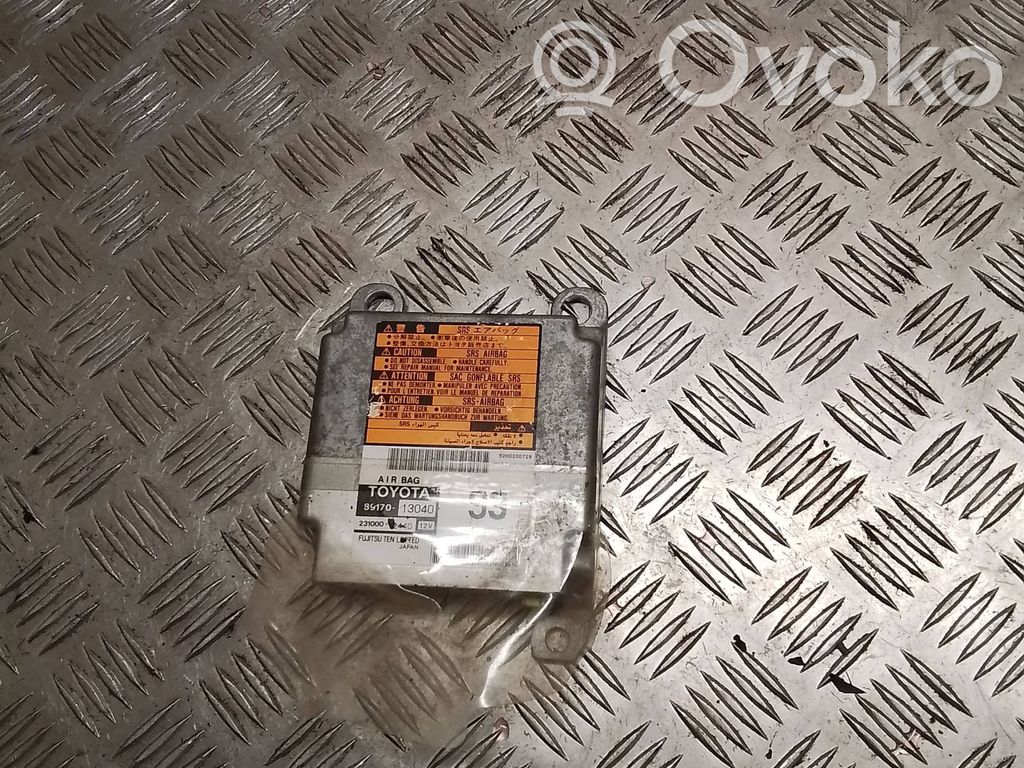Toyota Corolla Verso E121 Airbag control unit/module 