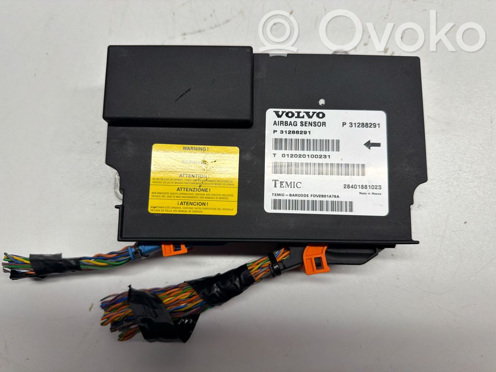 Volvo S80 Unitate/modul de comandă airbaguri 