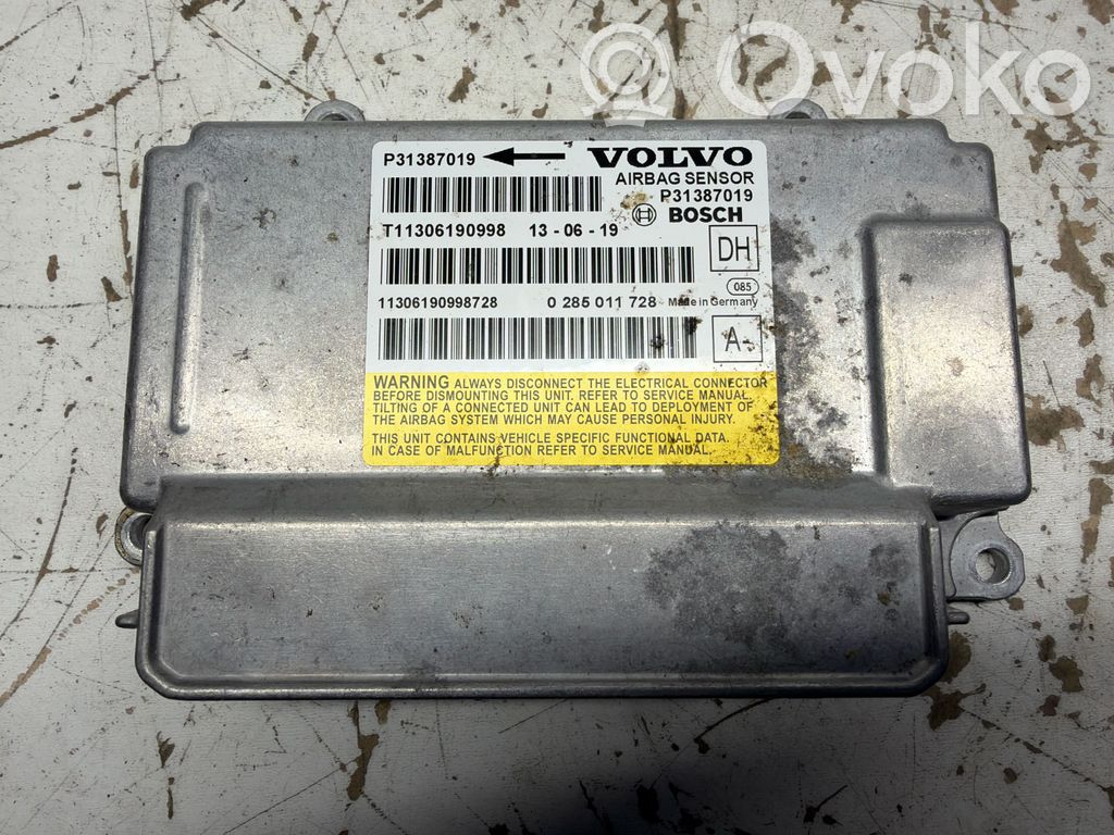 Volvo XC70 Airbag control unit/module 