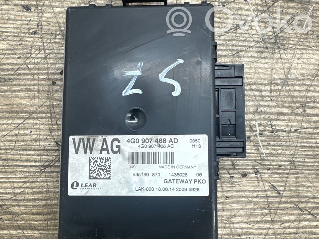 Audi A7 S7 4G Gateway control module 