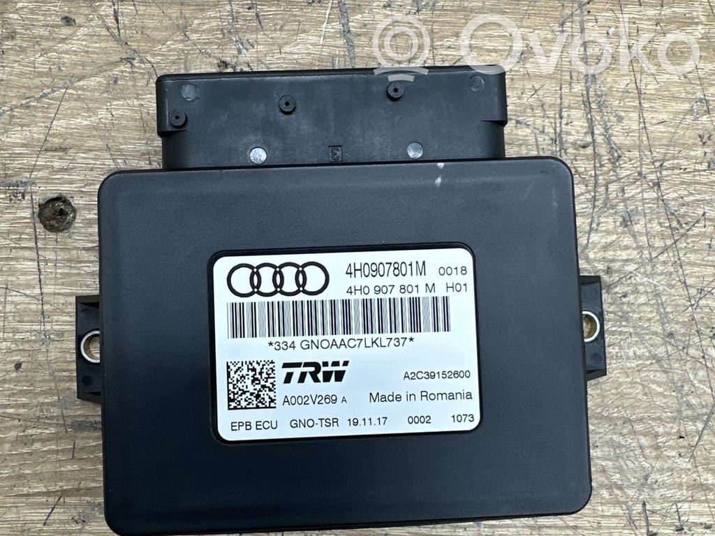 Audi A6 S6 C7 4G Hand brake control module 