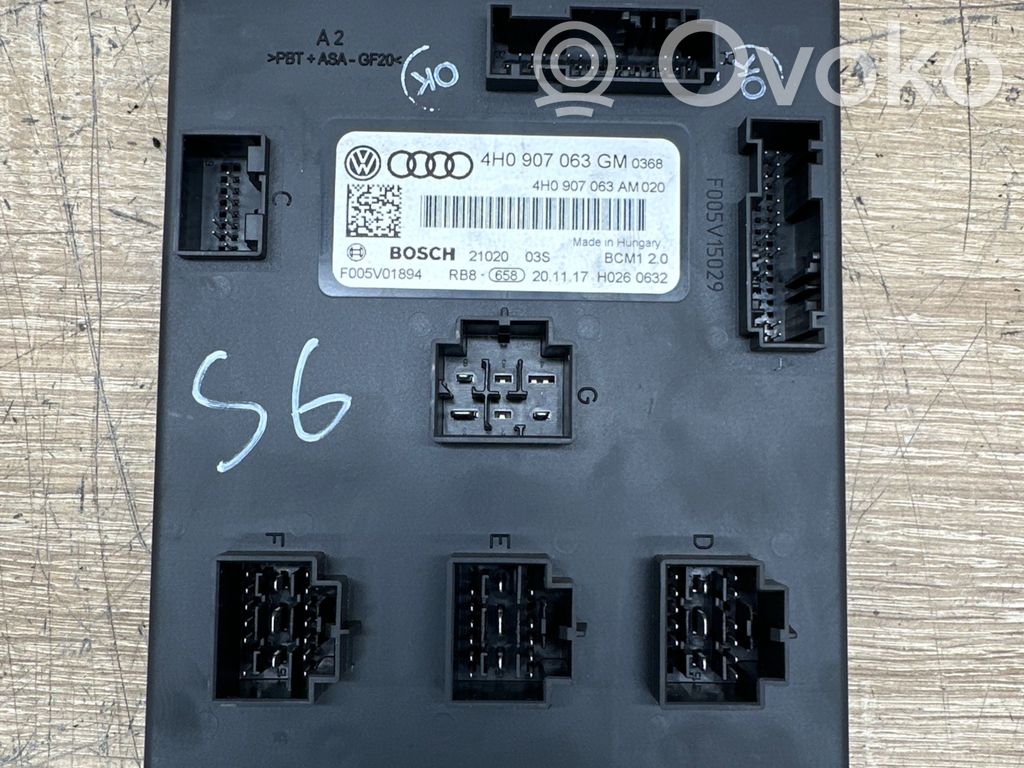 Audi A6 S6 C7 4G Module confort 