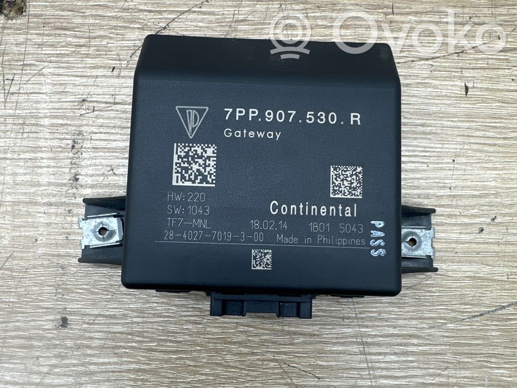 Porsche Cayenne (92A) Gateway control module 