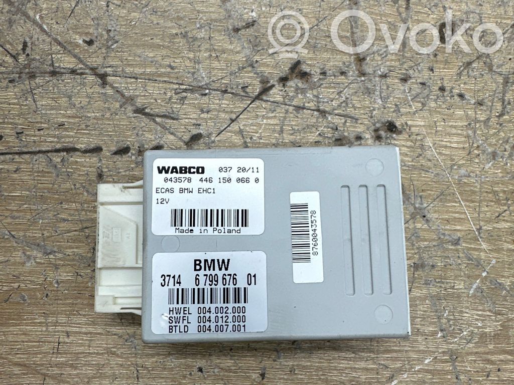 BMW 7 F01 F02 F03 F04 Sterownik / Moduł zawieszenia pneumatycznego 