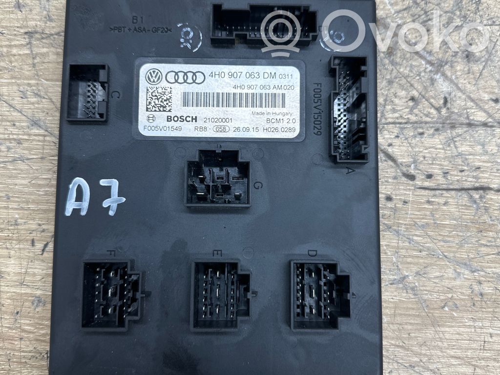 Audi A7 S7 4G Module confort 