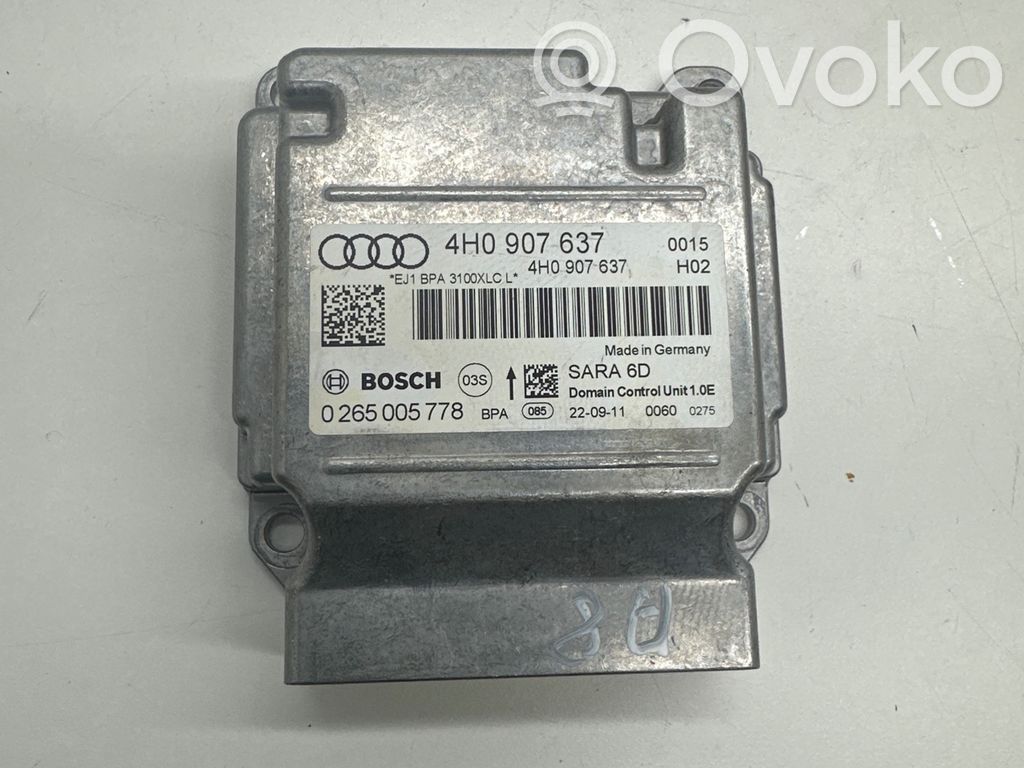 Audi A8 S8 D4 4H ESP acceleration yaw rate sensor 
