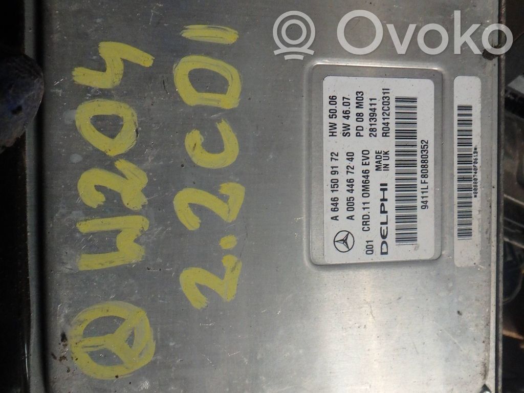 Mercedes-Benz GLK (X204) Sterownik / Moduł ECU 