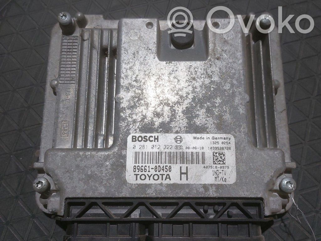 Toyota Yaris Sterownik / Moduł ECU 