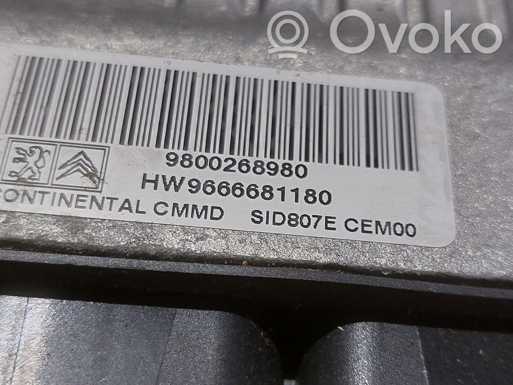 Citroen DS4 Engine ECU kit and lock set 