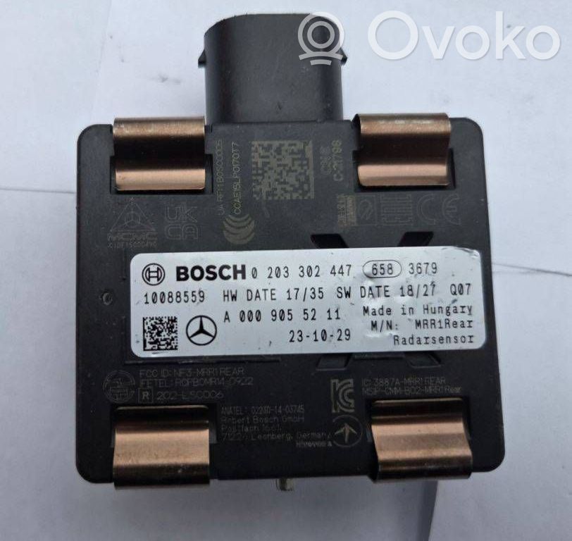 Sensor de radar Distronic   0203302447,A0009055211,10088559