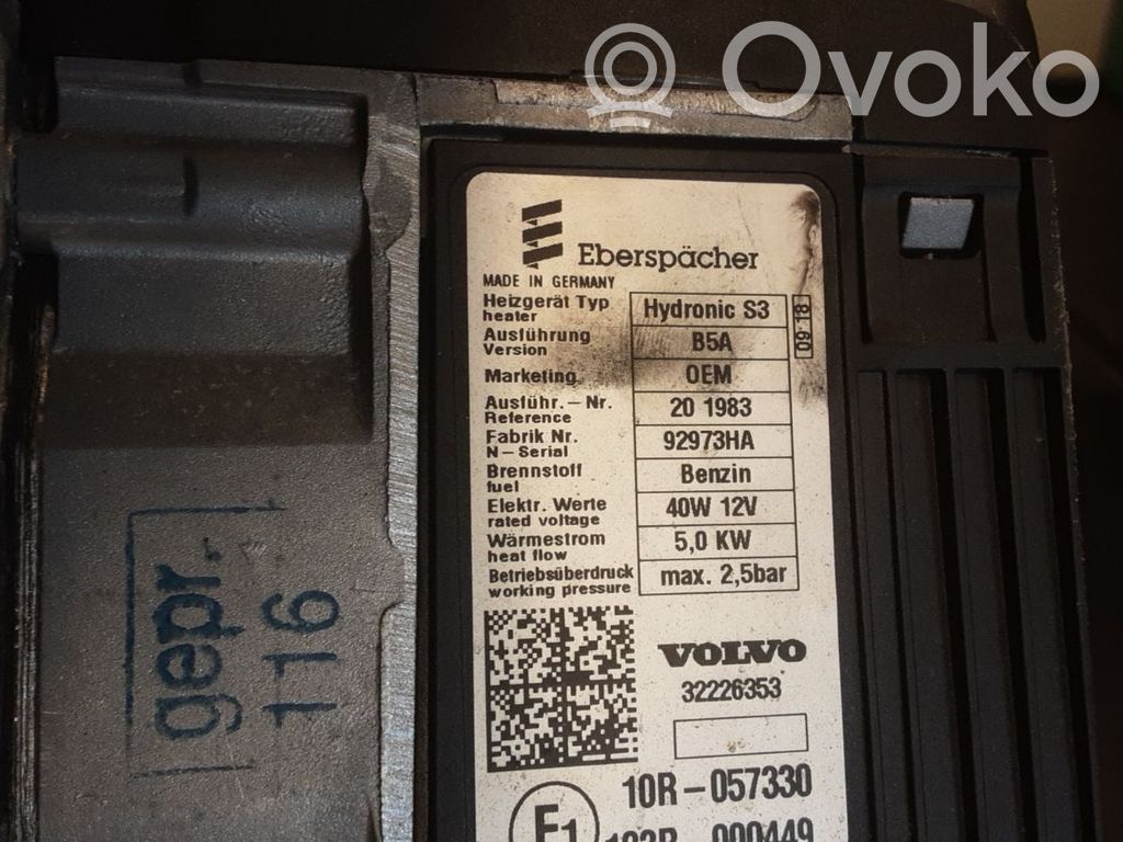 Volvo XC40 Ogrzewanie postojowe Webasto 