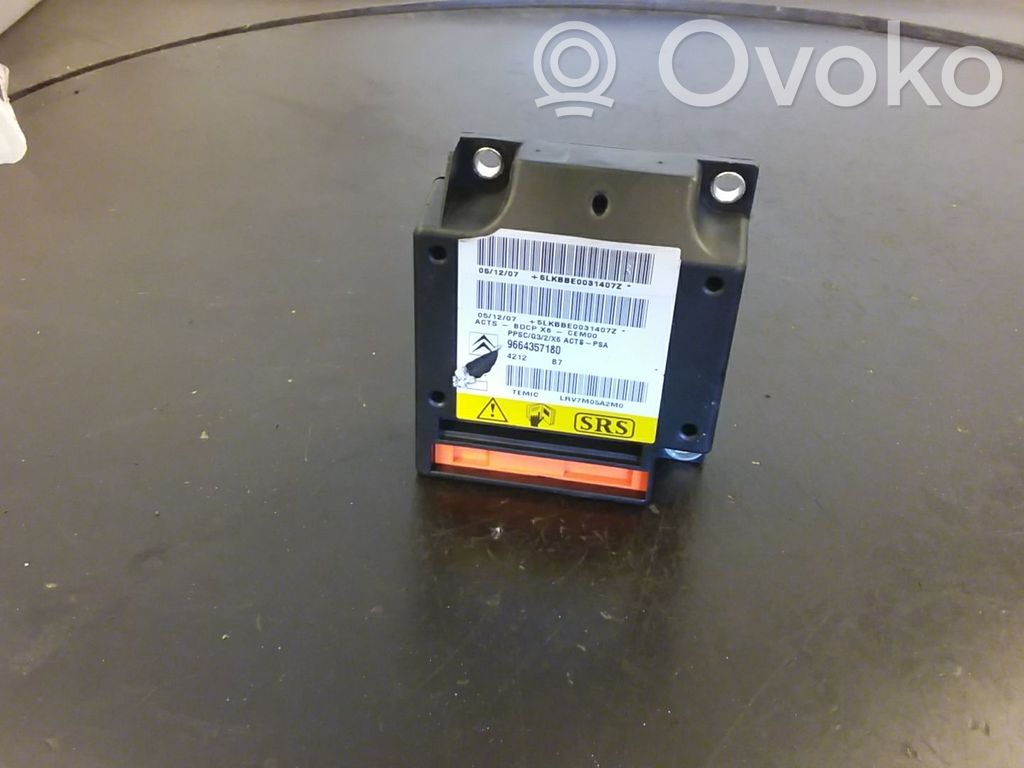 Airbag deployment crash/impact sensor   9664357180