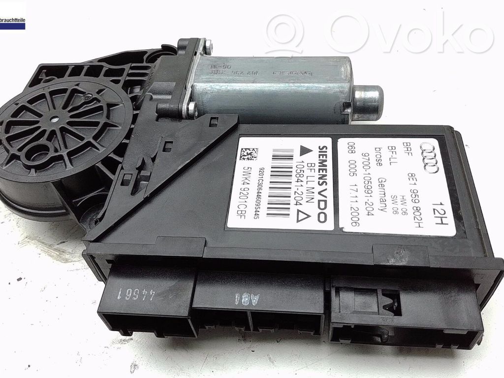Audi A4 S4 B6 8E 8H Silnik regulatora szyby drzwi przednich 