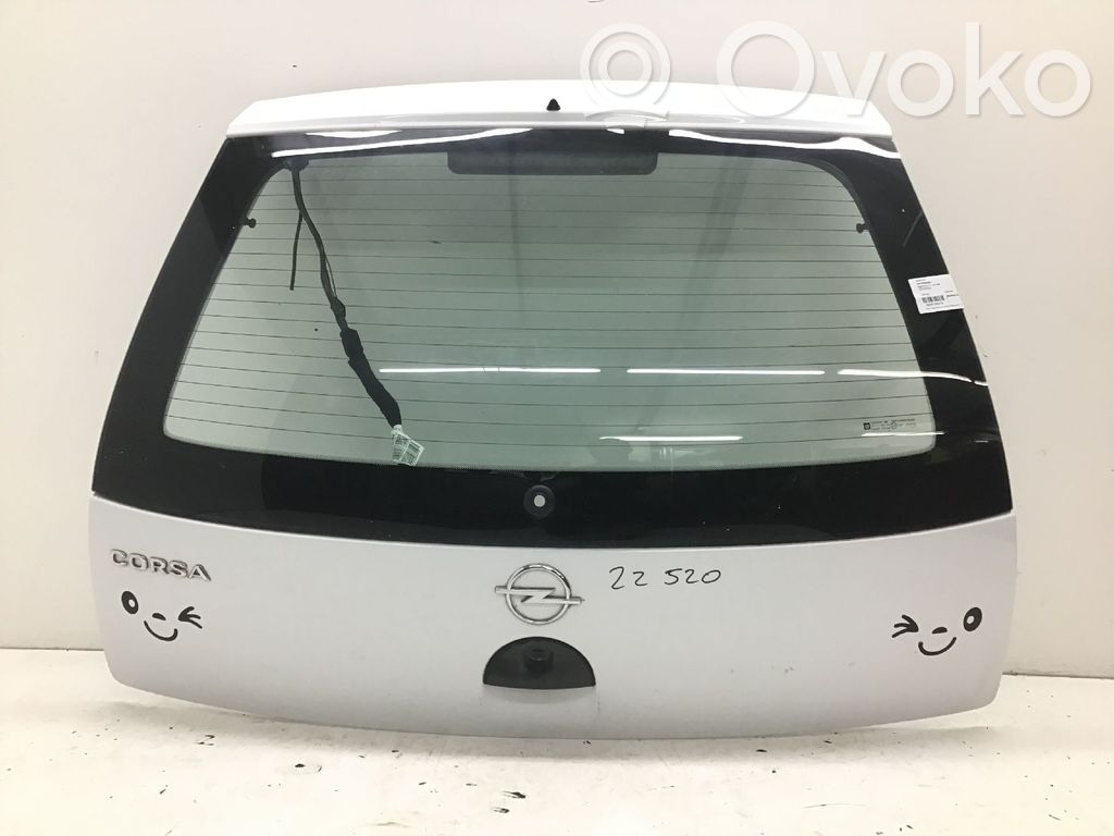 Opel Corsa C Tylna klapa bagażnika 