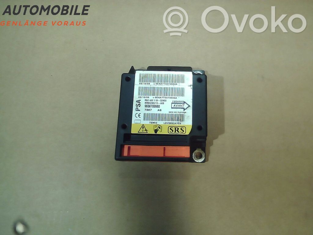 Peugeot 1007 Airbag control unit/module 