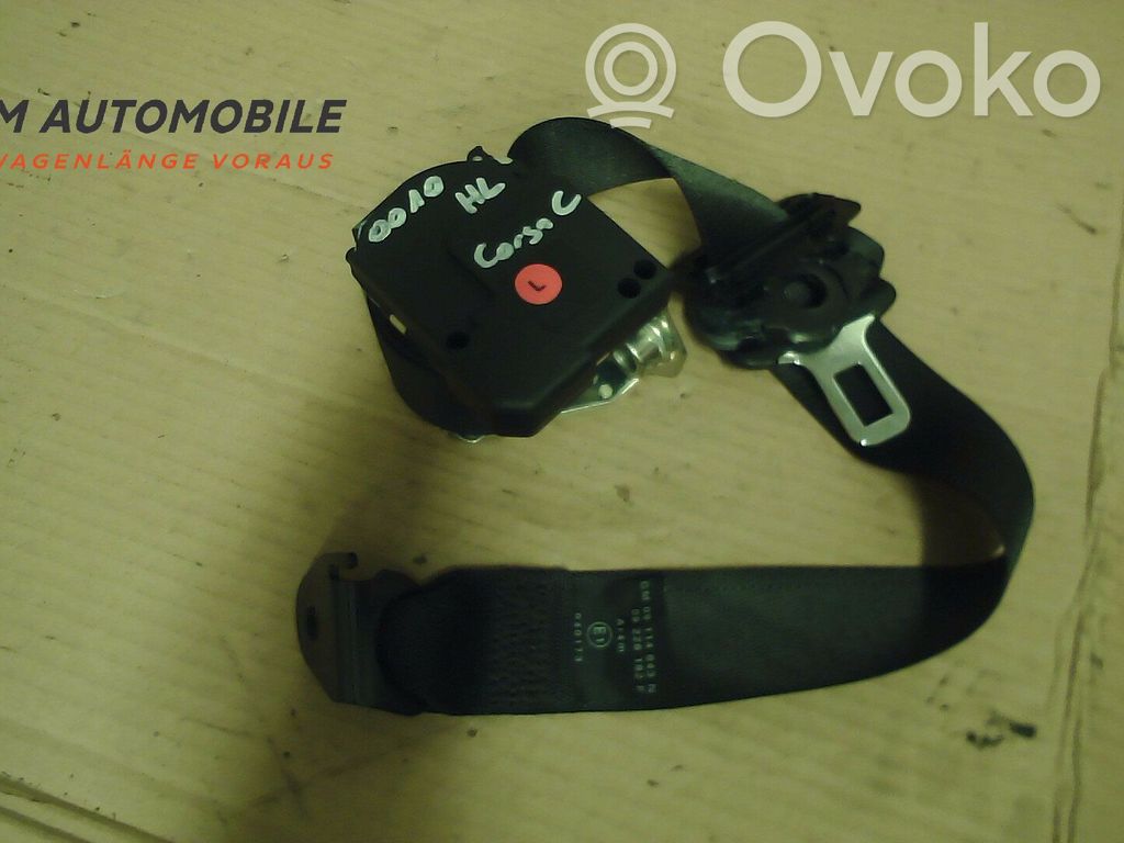 Opel Corsa C Cinturón trasero 