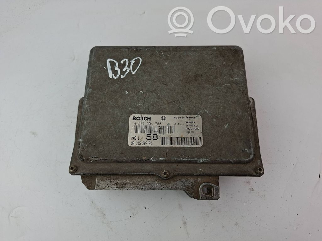 Citroen Saxo Engine control unit/module 