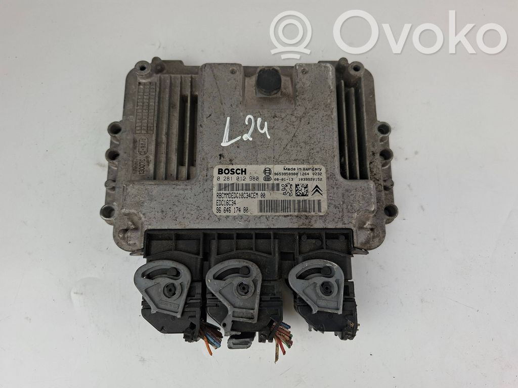 Citroen C4 Grand Picasso Engine control unit/module 