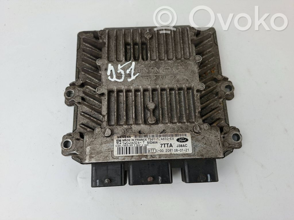 Engine control unit/module   7S6112A650EA,5WS40632A