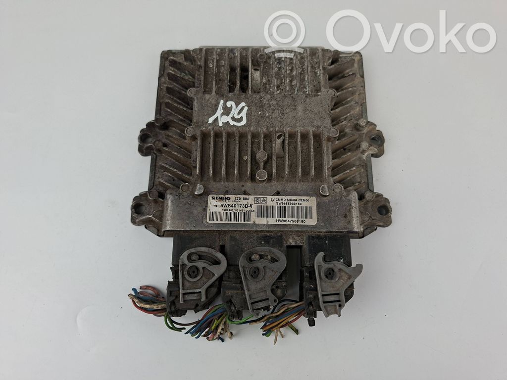 Unidad de control/módulo del motor   9655939180,9655939180