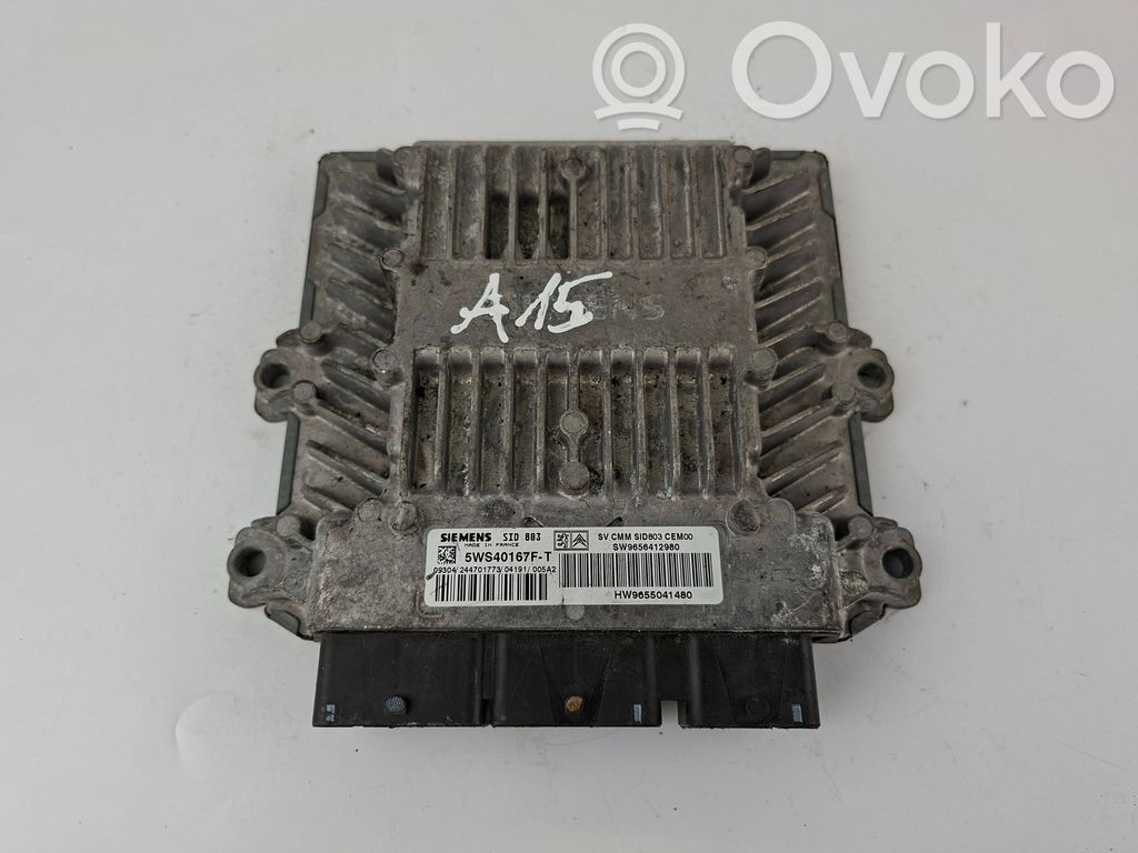 Peugeot 407 Engine control unit/module 