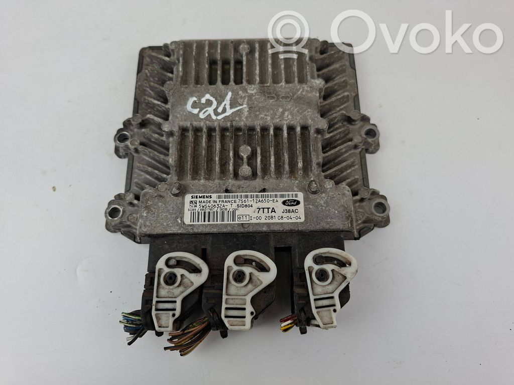 Motorsteuergerät/-modul   7S6112A650EA,5WS40632AT