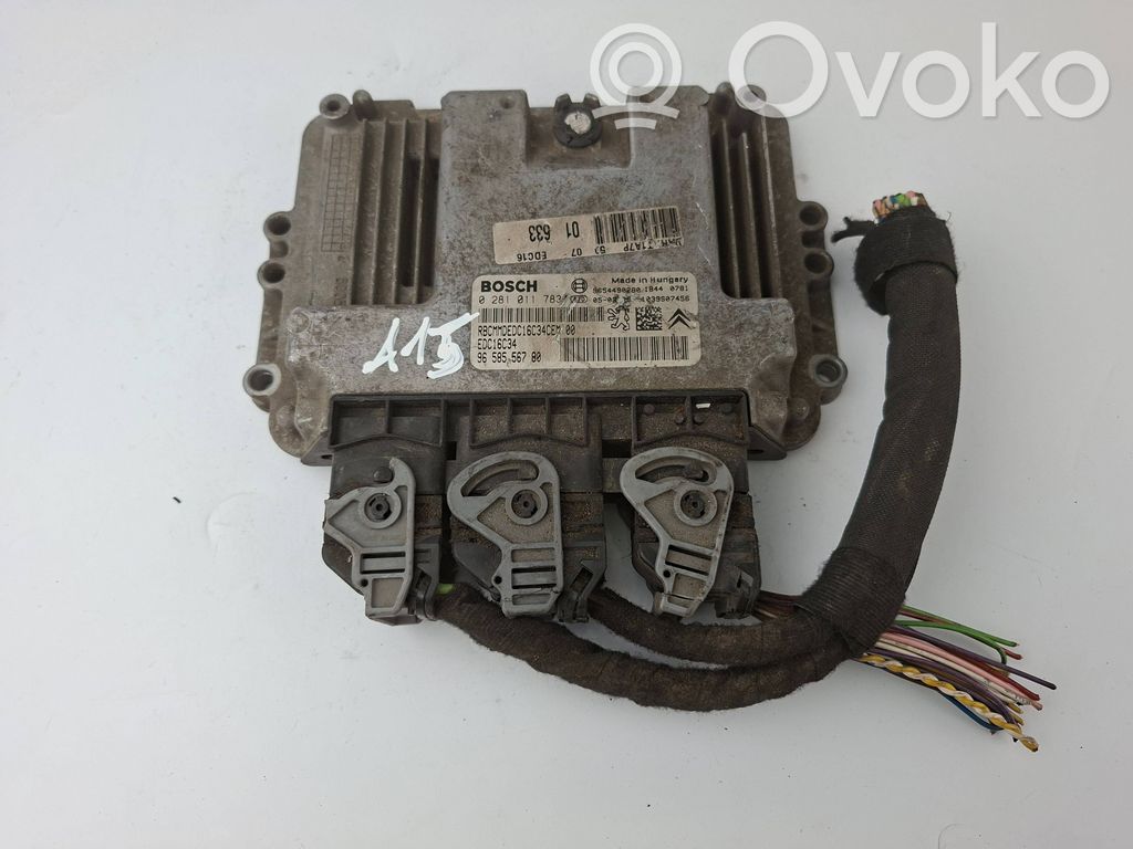 Peugeot 206 Engine control unit/module 