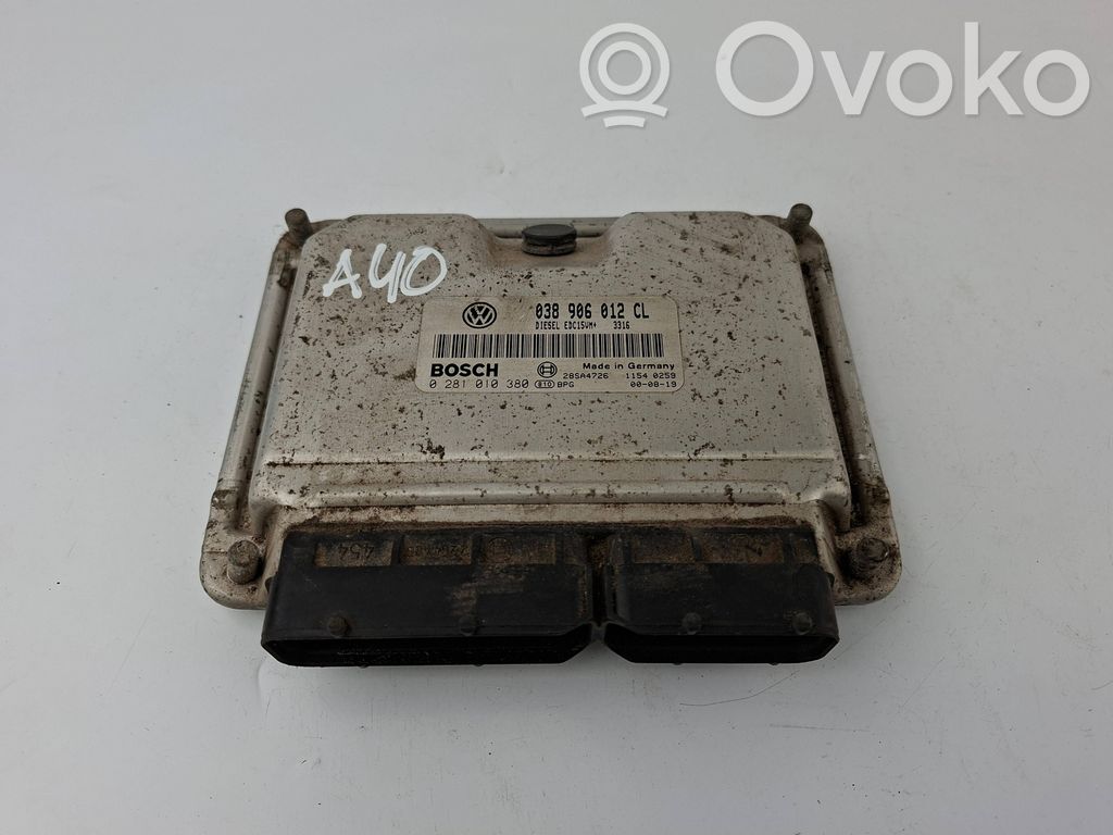 Skoda Octavia Mk1 (1U) Engine control unit/module 