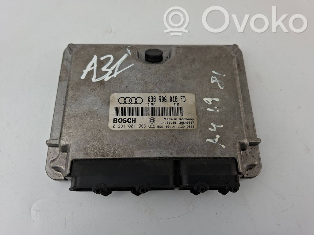 Audi A4 S4 B5 8D Engine control unit/module 