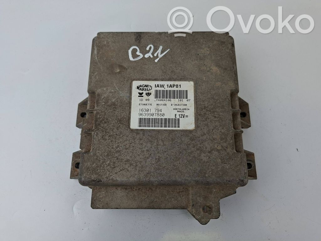 Peugeot 206 Engine control unit/module 