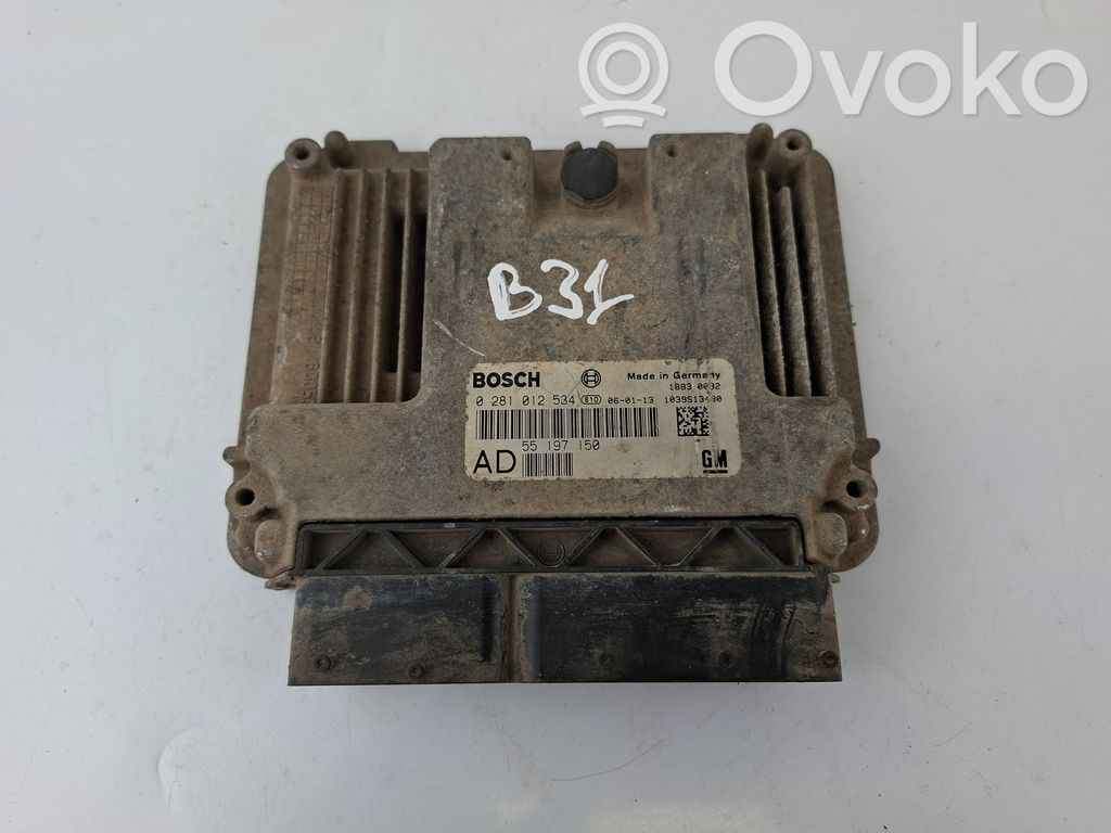 Opel Vectra C Engine control unit/module 