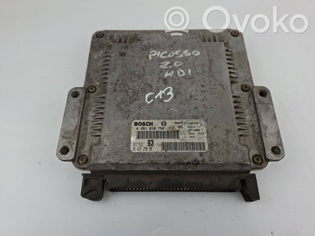 Citroen C4 I Picasso Engine control unit/module 