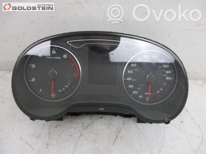 Audi A3 S3 8V Speedometer (instrument cluster) 