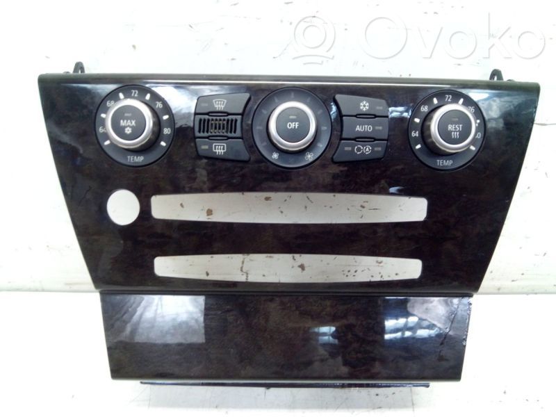 BMW 6 E63 E64 Gaisa kondicioniera / klimata kontroles / salona apsildes vadības bloks (salonā) 