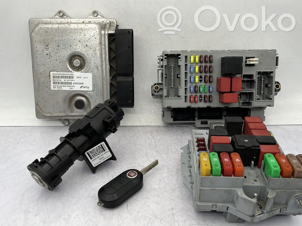 Fiat Idea Engine ECU kit and lock set 