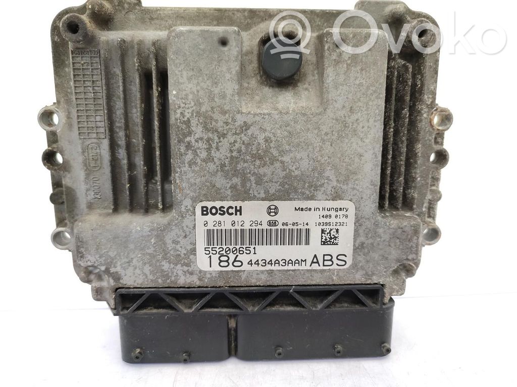 Fiat Multipla Engine ECU kit and lock set 