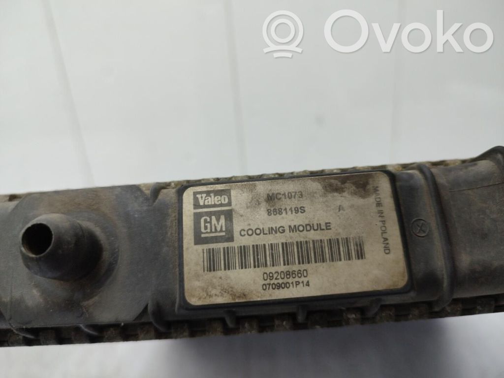 Opel Agila A Coolant radiator 