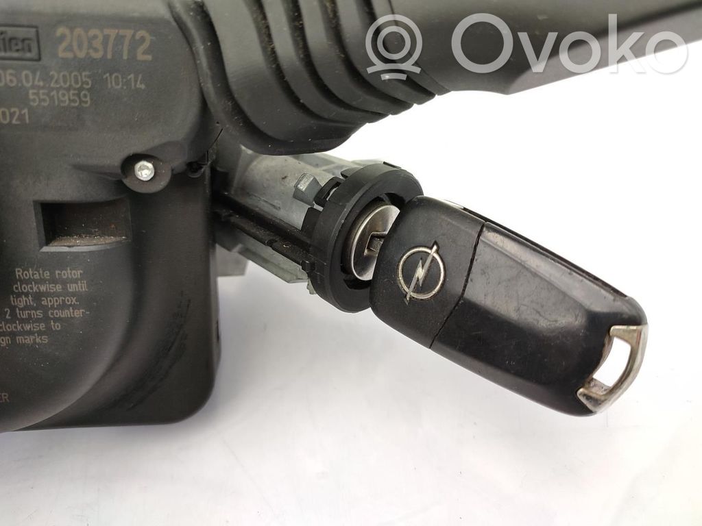 Opel Astra H Engine ECU kit and lock set 