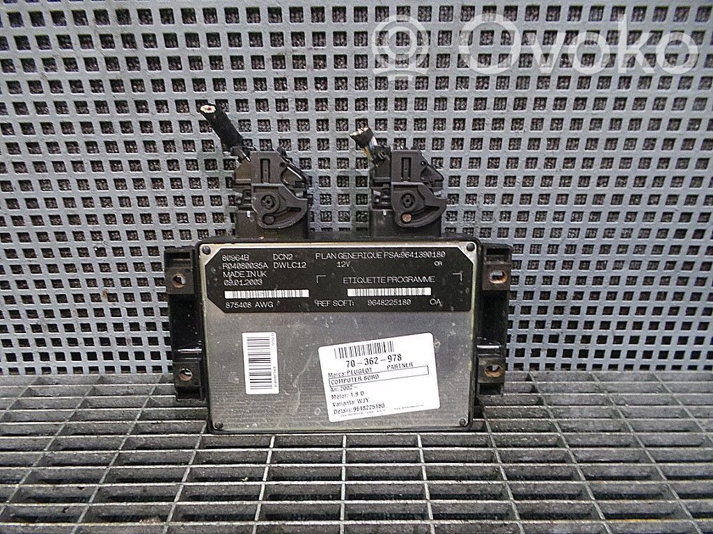 Engine control unit/module   9648225180
