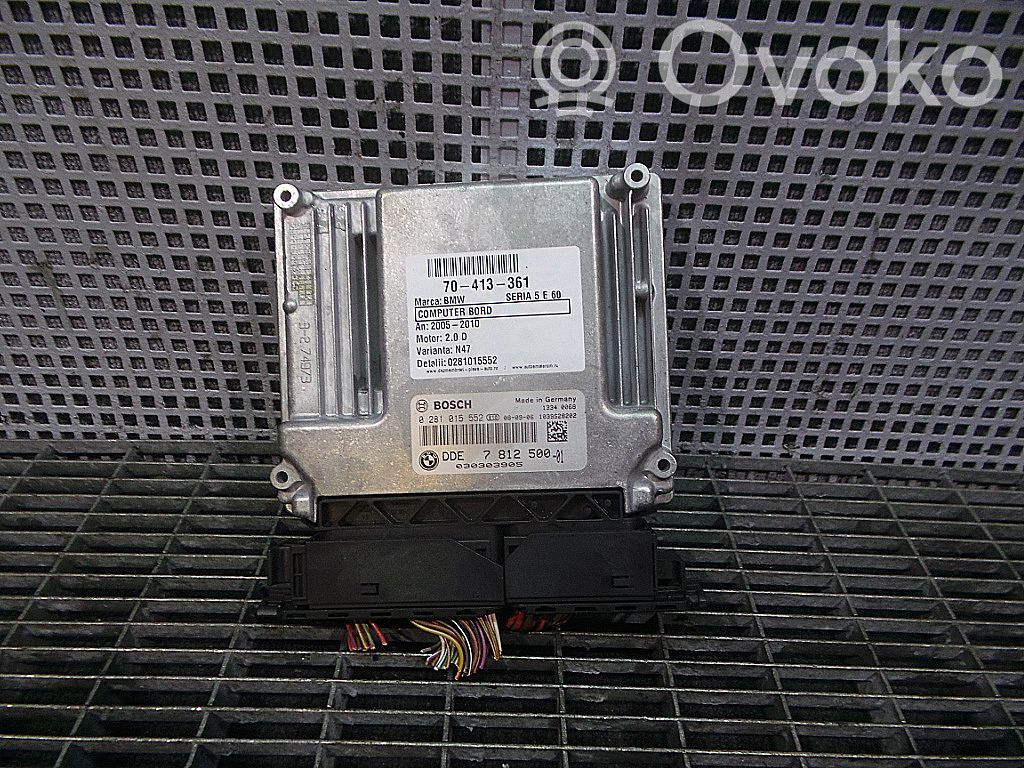 Unidad de control/módulo del motor   7812500